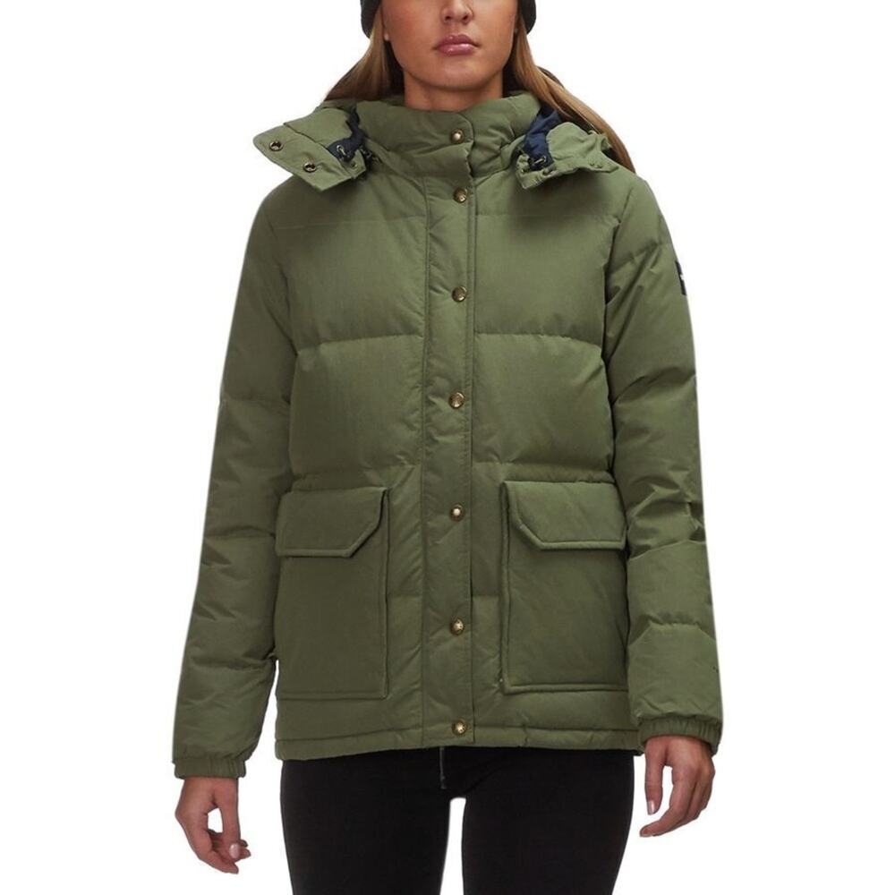 The North Face Ski Jacket Down Parka Army Green Women’s Size L Nwt